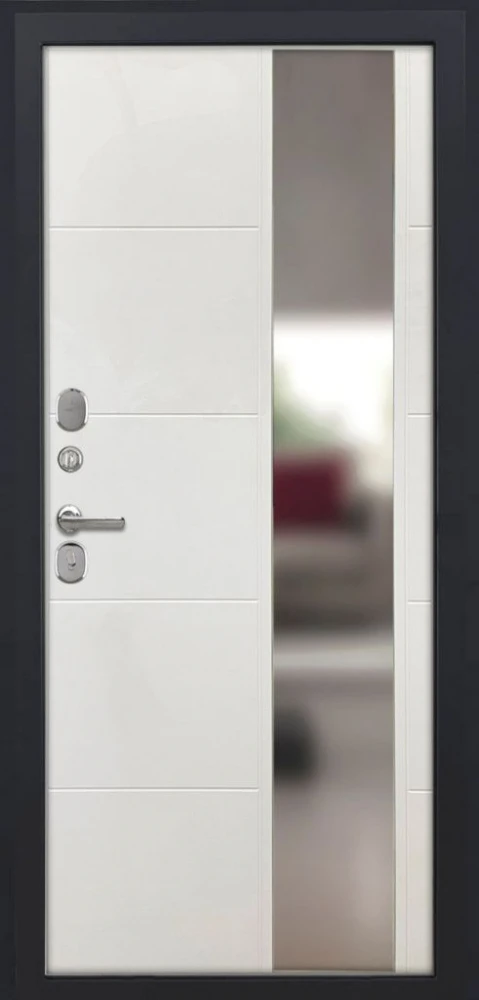 Входная дверь ДвериПРО Элфи ФЛЗ-649 Капучино (зеркало) DPRO222335 внутренняя сторона