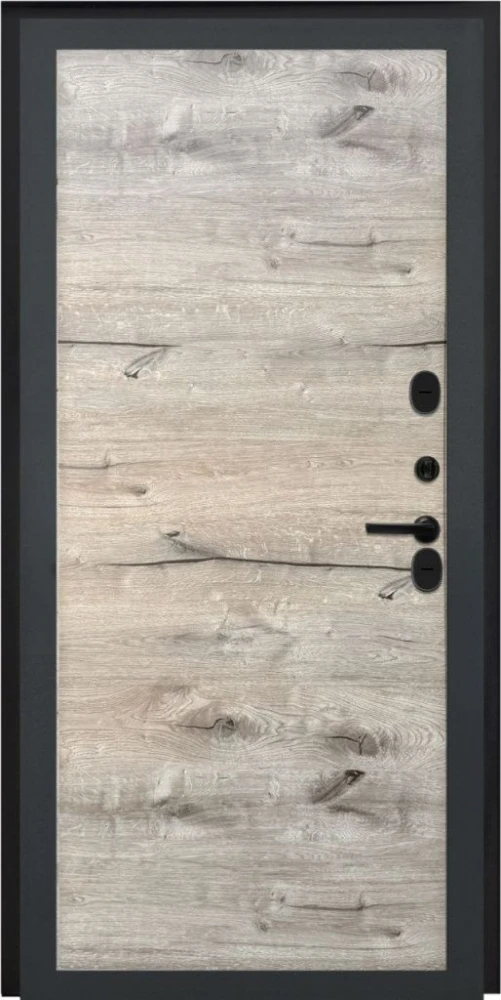 Входная дверь ДвериПРО Модель L-48 Без фрезеровки Дуб пацифик горизонт DPRO198237 внутренняя сторона