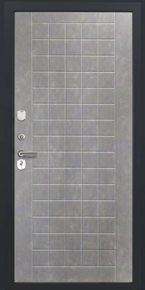 Входная дверь ДвериПРО L-Термо серебро ФЛ-256 (10мм, бетон пепельный) DPRO195388 внутренняя сторона
