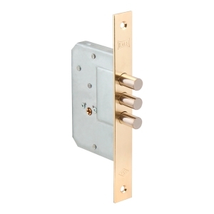 Замок врезной крестообразный 189/3MF (45 mm) (латунь), 5 кл.