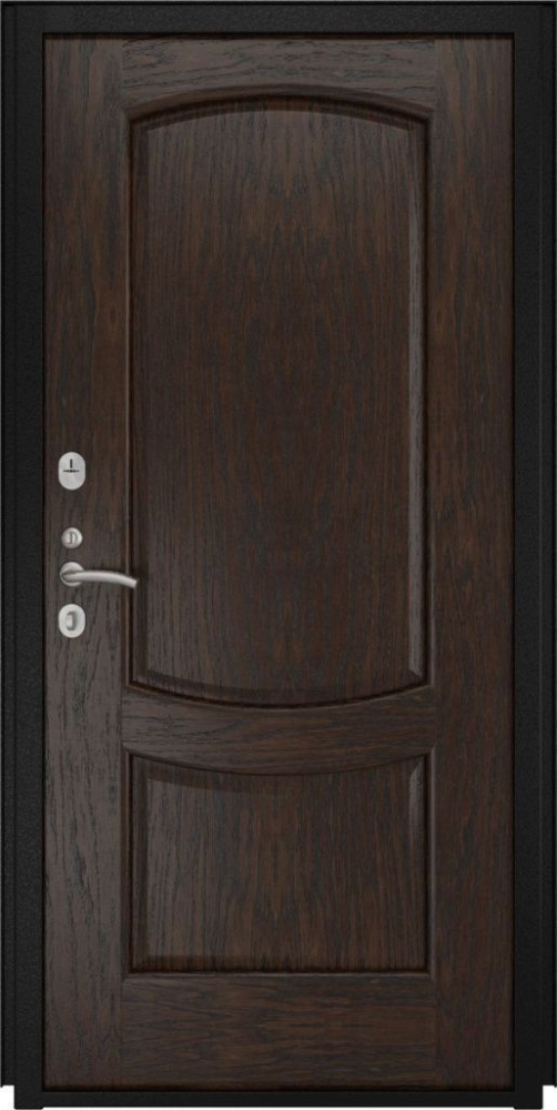Входная дверь ДвериПРО L-45 Лаура-2 (16мм, мореный дуб) DPRO195985 внутренняя сторона