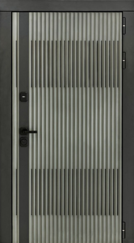 Входная дверь ДвериПРО Elfy Эмаль L-2 (16мм, белая эмаль) DPRO196981 внешняя сторона