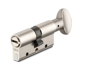 Цилиндровый механизм с вертушкой 164 DBM-E/80 (35+10+35) mm никель 5 кл.