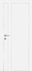 Межкомнатная дверь PX-14  AL кромка с 4-х ст. Белый матовый